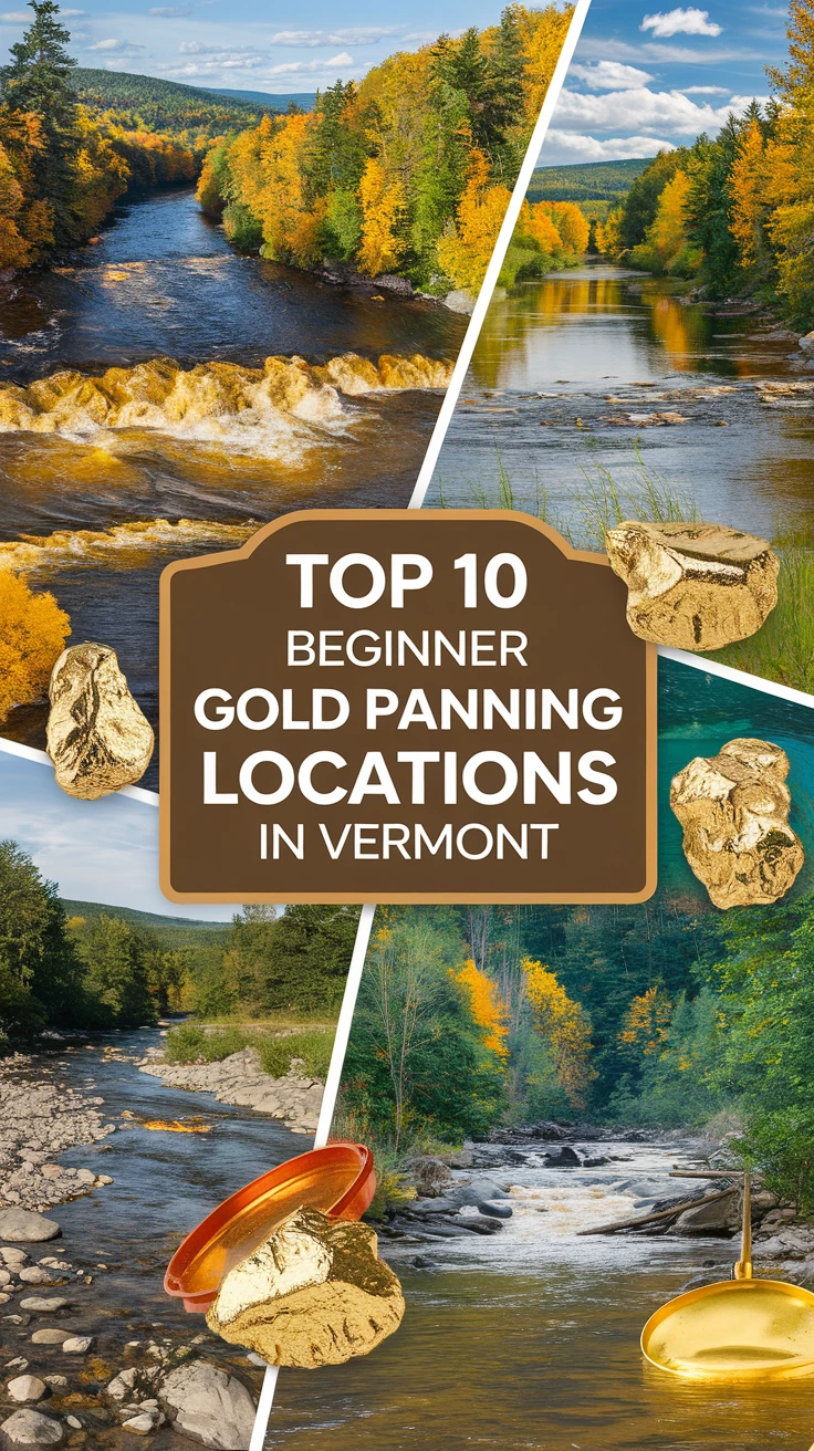 Top 10 Beginner Gold Panning Locations in Vermont