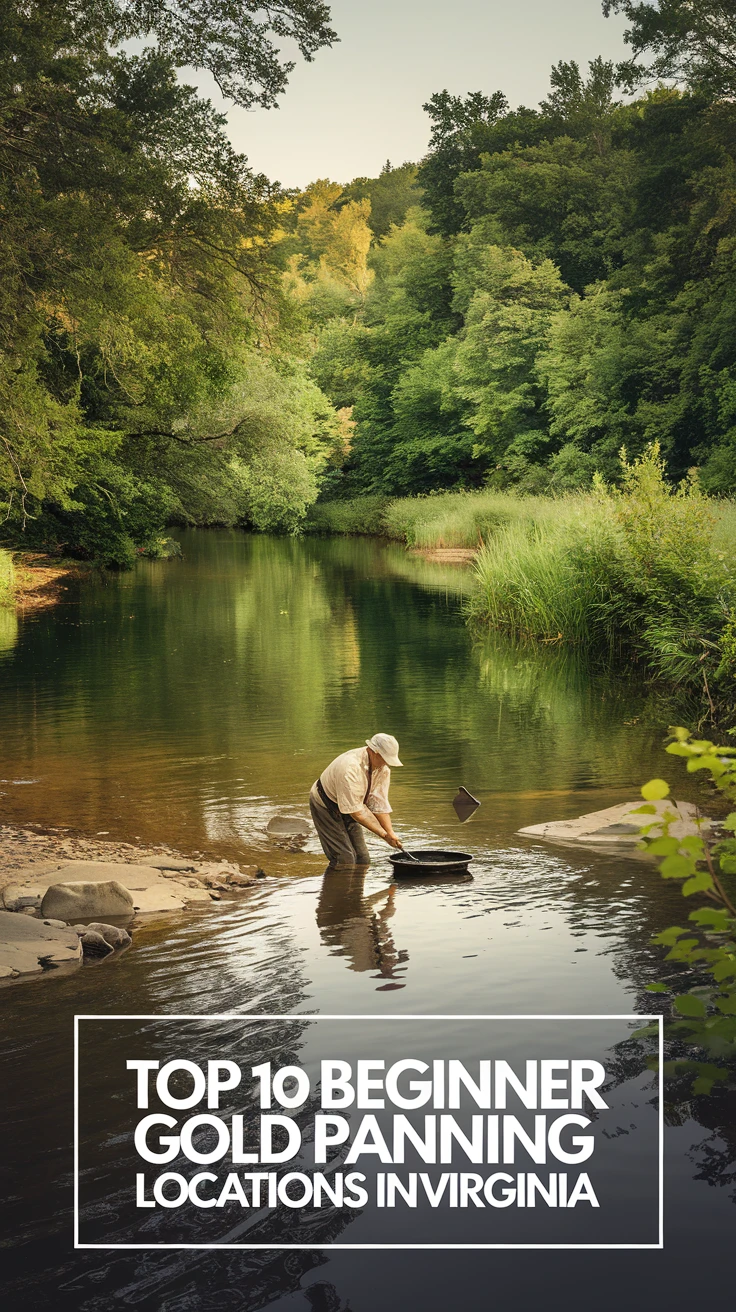 Top 10 Beginner Gold Panning Locations in Virginia