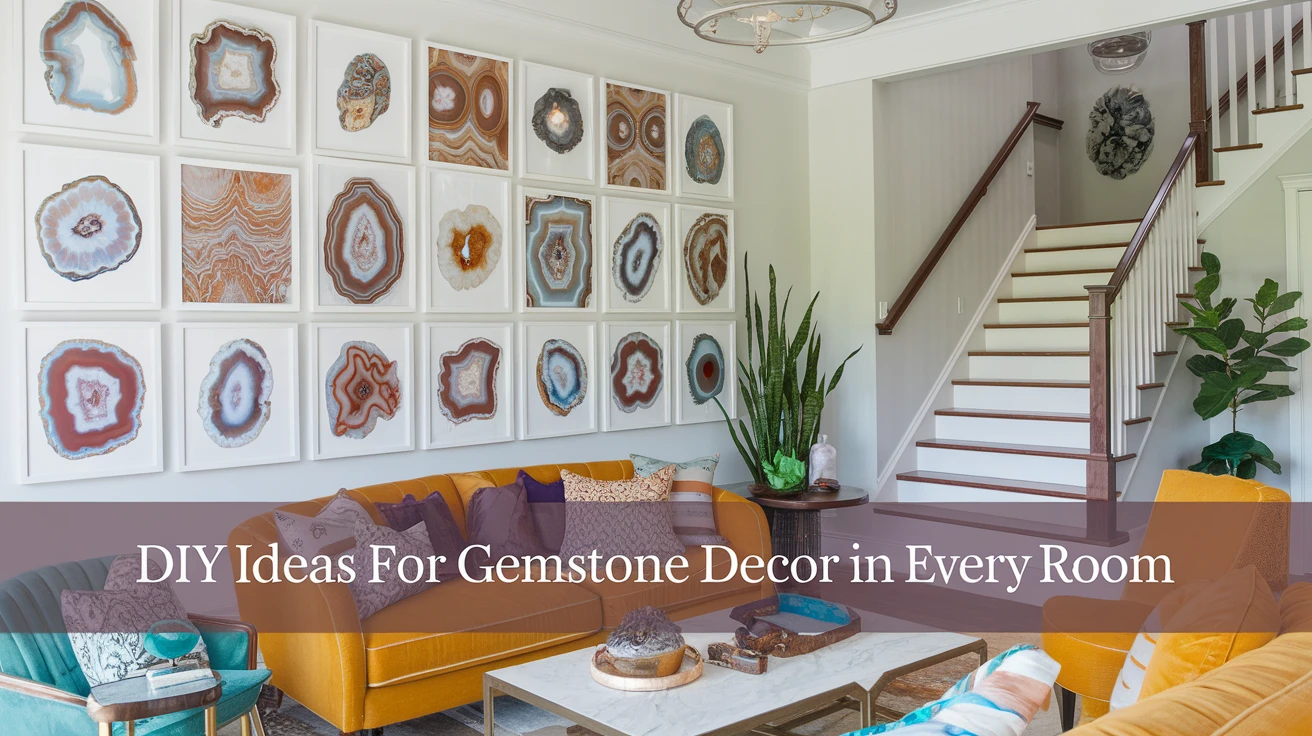 DIY Ideas for Gemstone Decor in Every Room