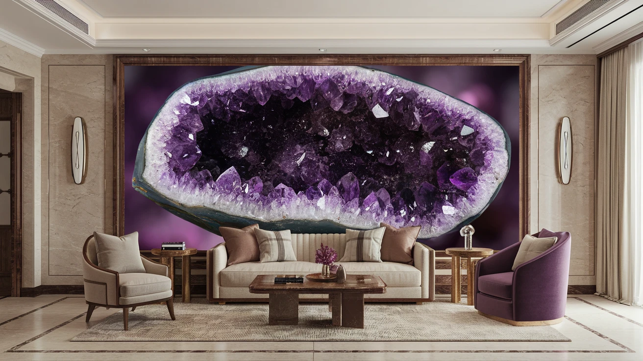 5 Statement Pieces for Gemstone Wall Decor