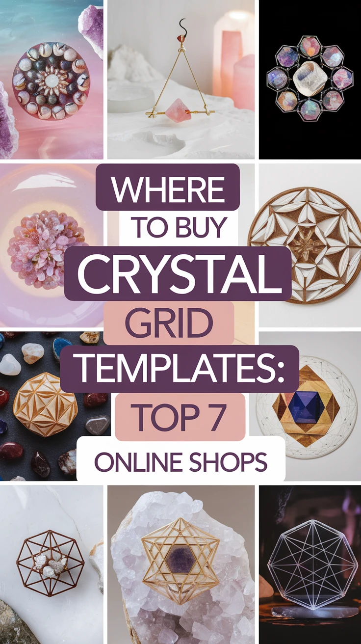 Where to Buy Crystal Grid Templates: Top 7 Online Shops