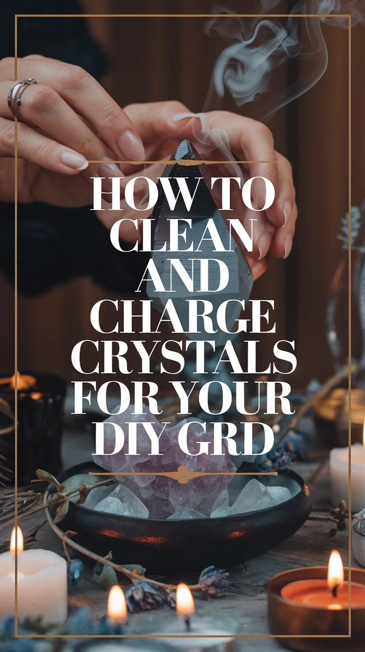 How to Clean and Charge Crystals for Your DIY Grid