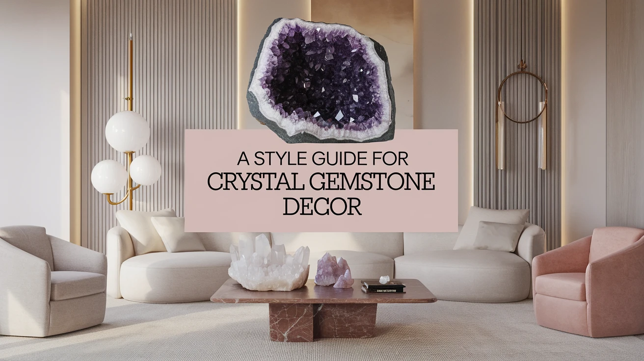 A Style Guide for Crystal Gemstone Decor
