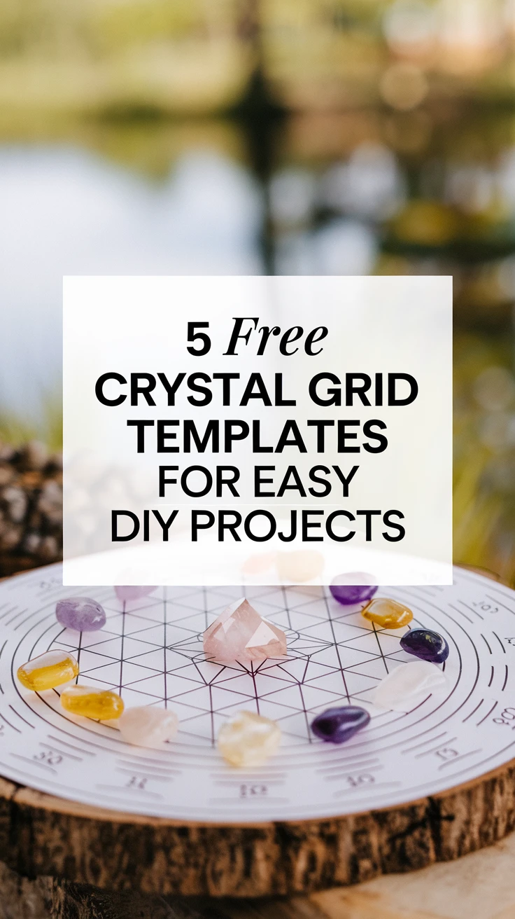5 Free Crystal Grid Templates for Easy DIY Projects