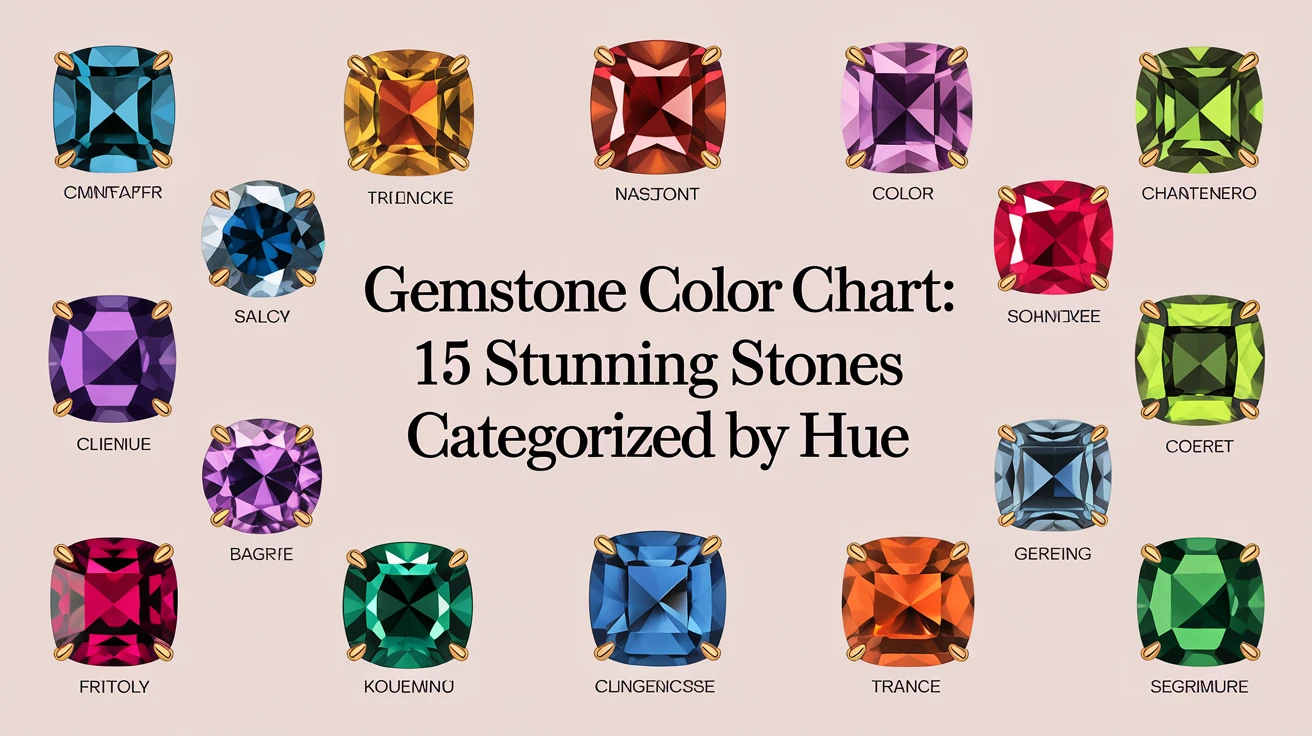Gemstone Color Chart: 15 Stunning Stones Categorized by Hue
