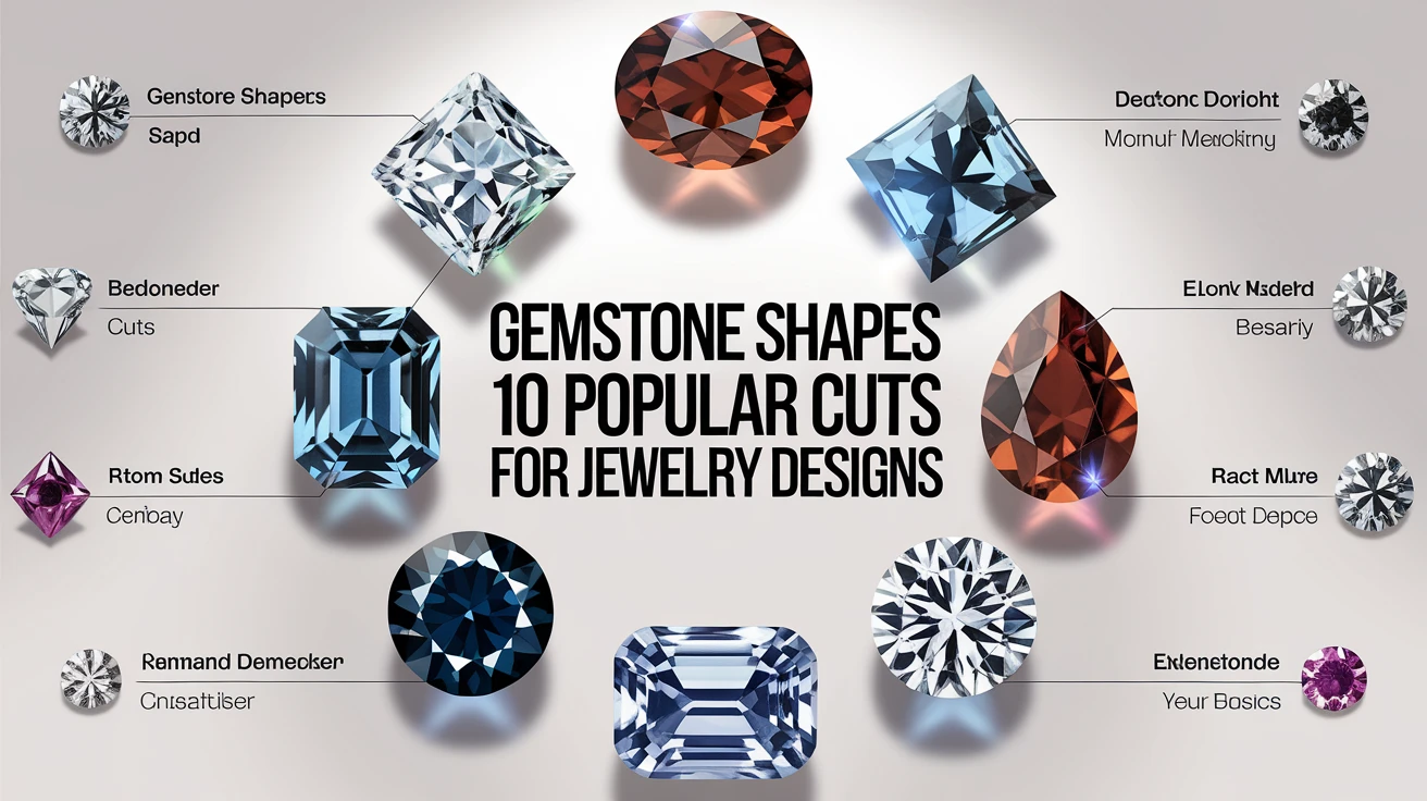 Gemstone Shapes Chart: 10 Popular Cuts for Jewelry Designs