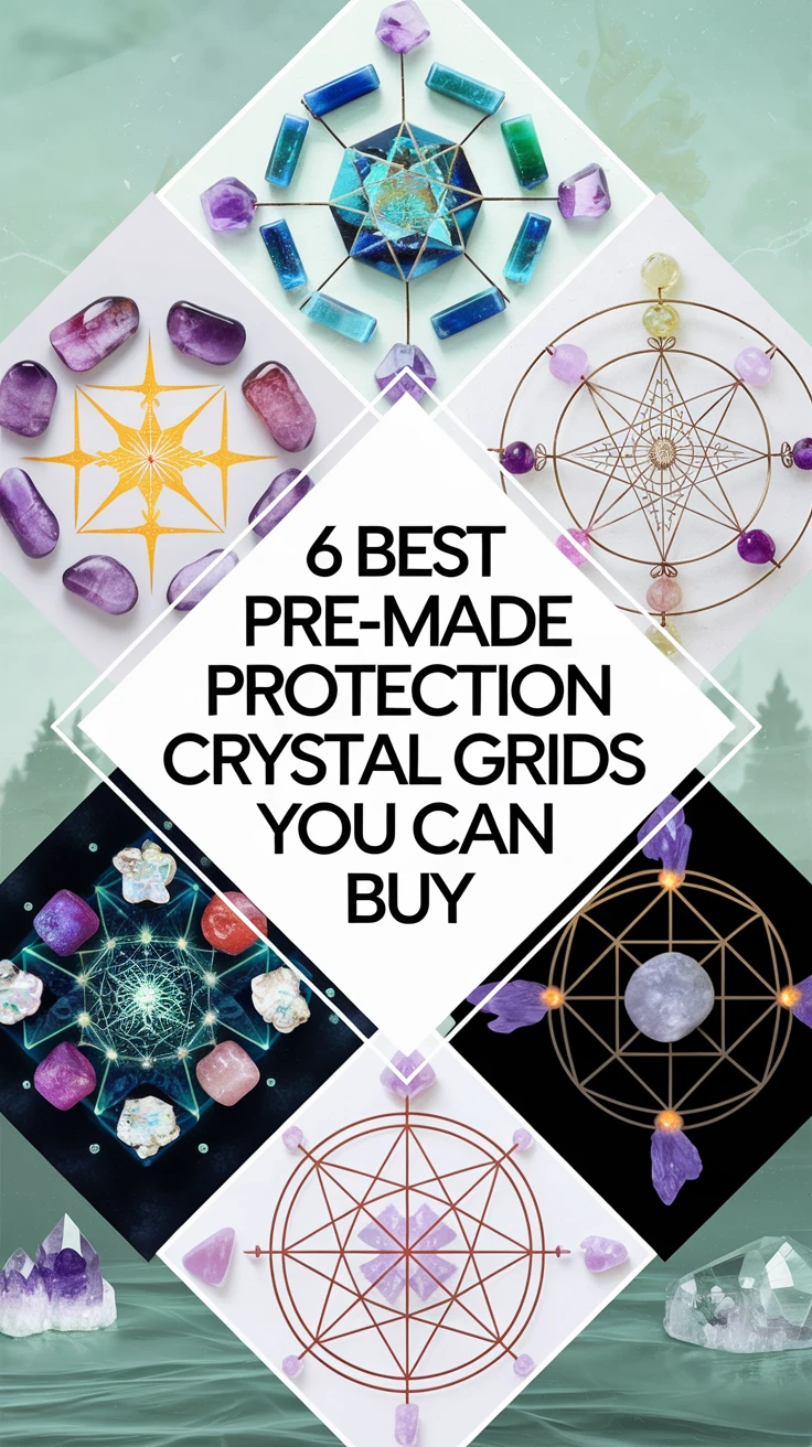 6 Best Pre-Made Protection Crystal Grids You Can Buy