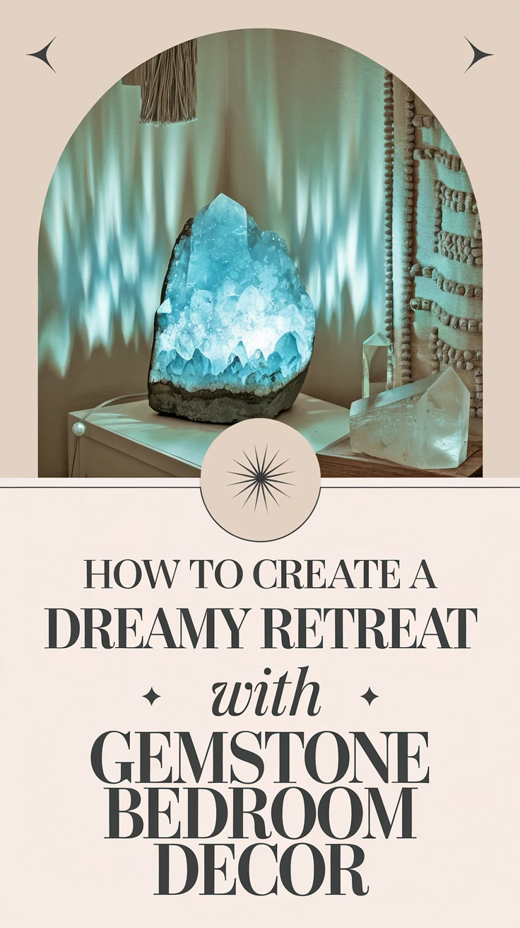 How to Create a Dreamy Retreat with Gemstone Bedroom Decor
