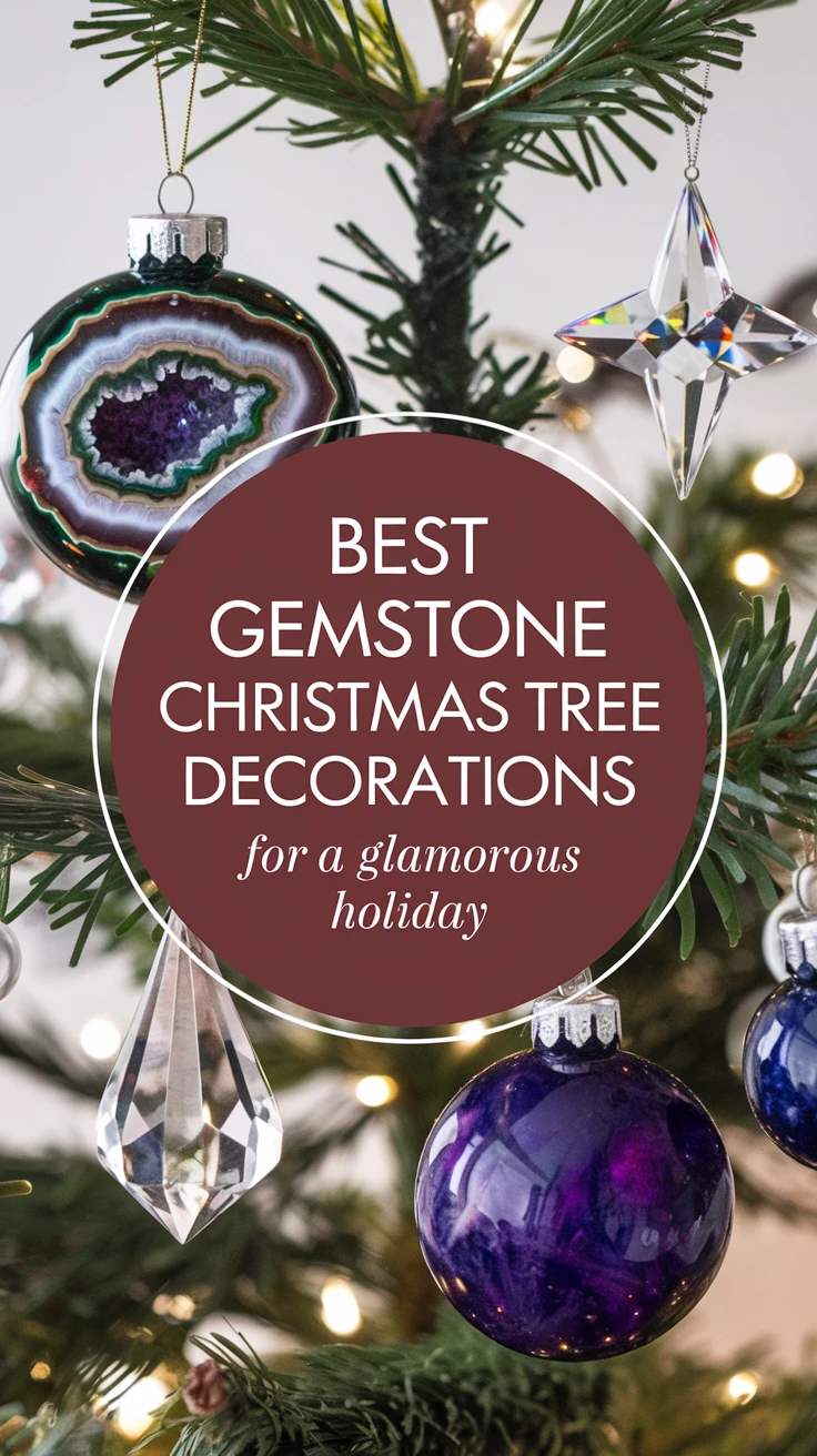 Best Gemstone Christmas Tree Decorations for a Glamorous Holiday