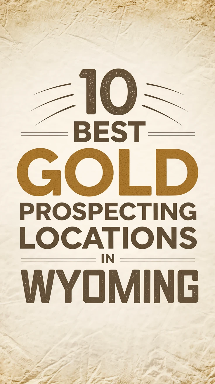10 Best Gold Prospecting Locations in Wyoming