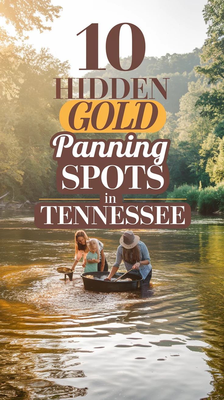 10 Hidden Gold Panning Spots in Tennessee
