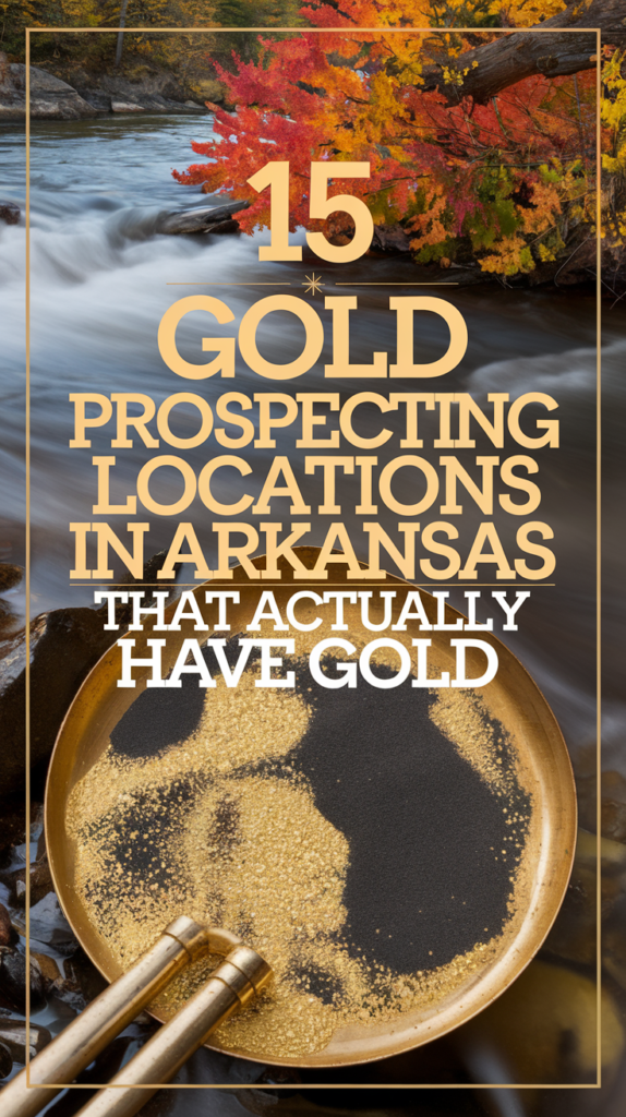 15 Gold Prospecting Locations in Arkansas That Actually Have Gold