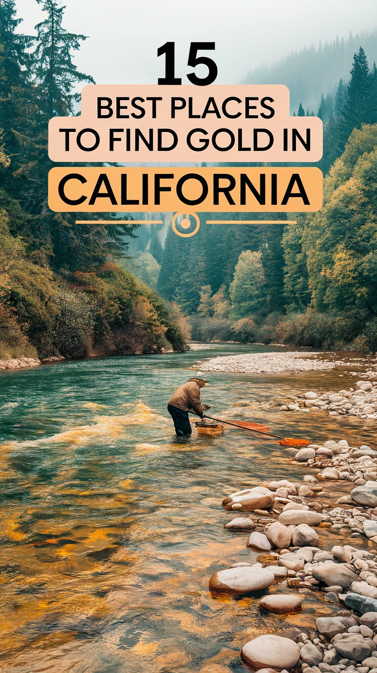 15 Best Places to Find Gold in California