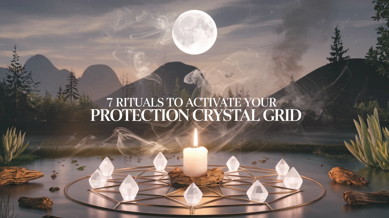 7 Rituals to Activate Your Protection Crystal Grid