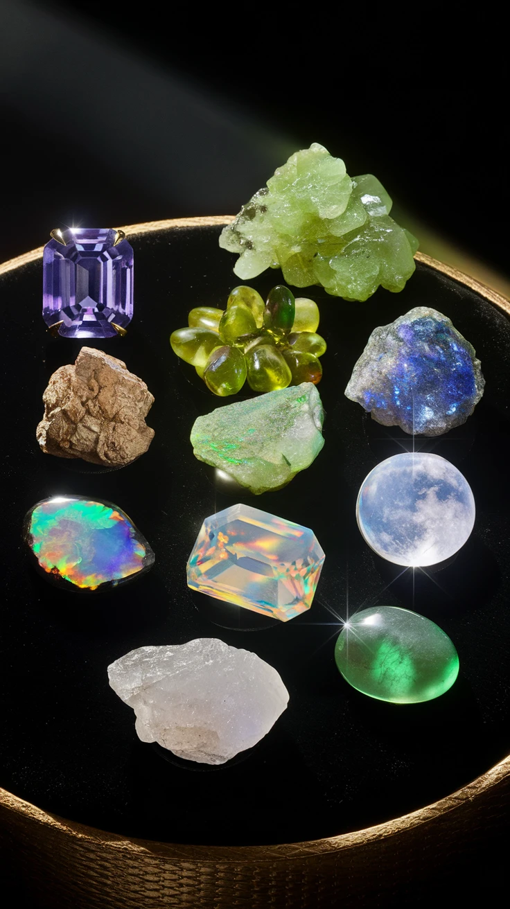 Medium Hard Gemstones (5-6.5)