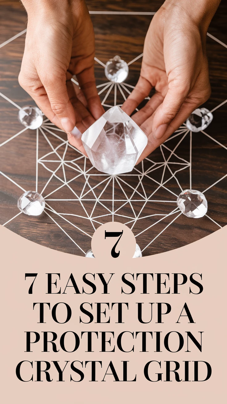 7 Easy Steps to Set Up a Protection Crystal Grid