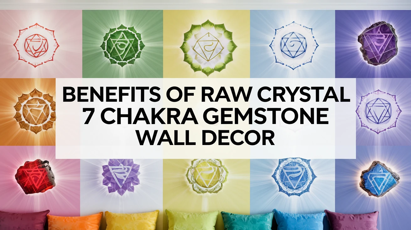 Benefits of Raw Crystal 7 Chakra Gemstone Wall Decor