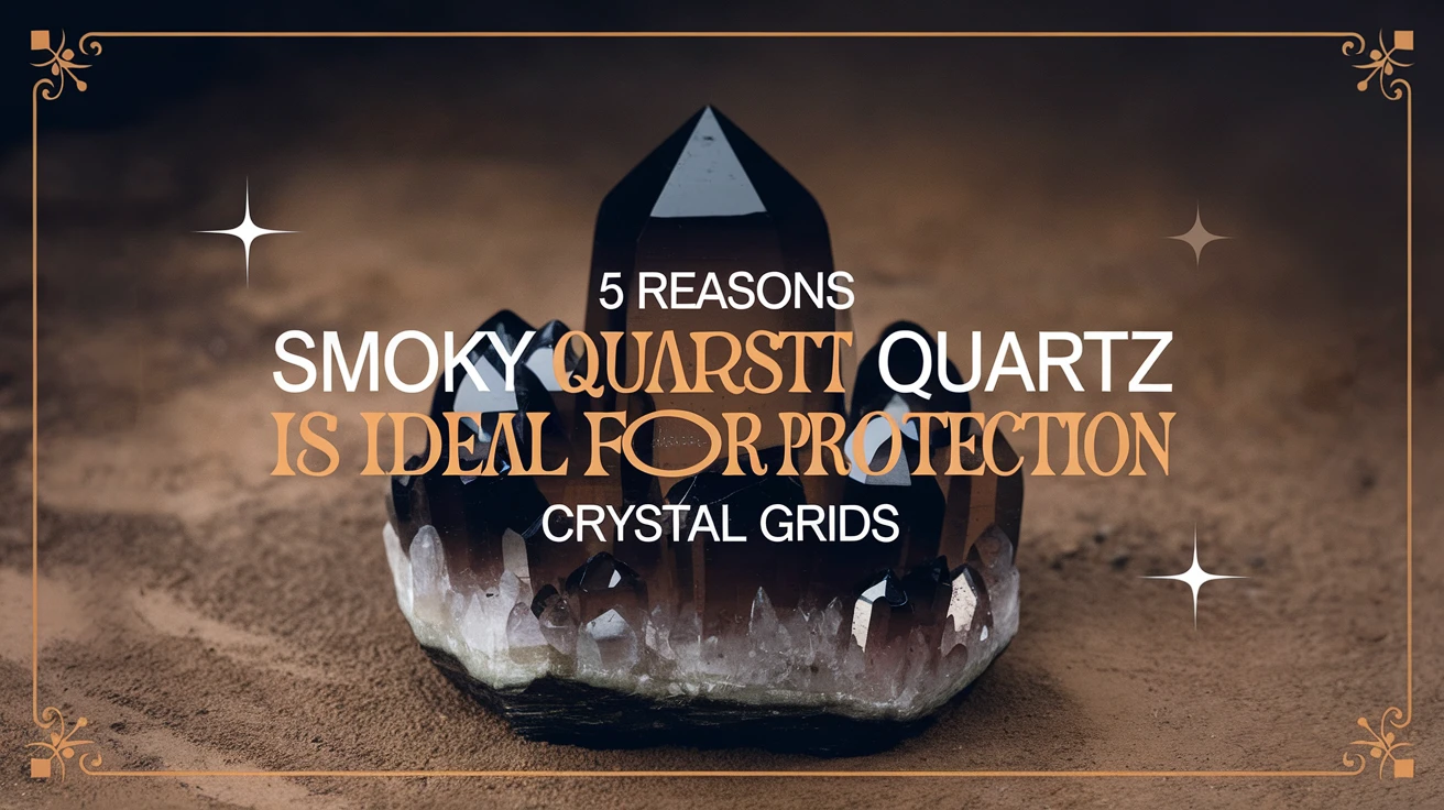 5 Reasons Smoky Quartz is Ideal for Protection Crystal Grids