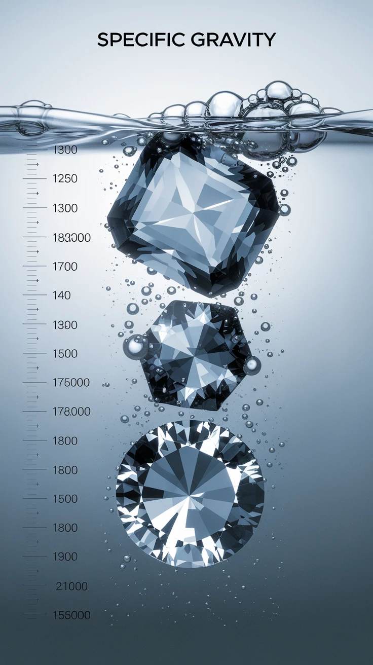Specific Gravity: The Science Behind Gemstone Weight Differences