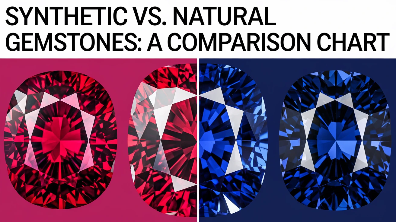 Synthetic vs. Natural Gemstones: A Comparison Chart