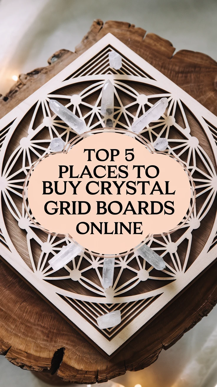 Top 5 Places to Buy Crystal Grid Boards Online