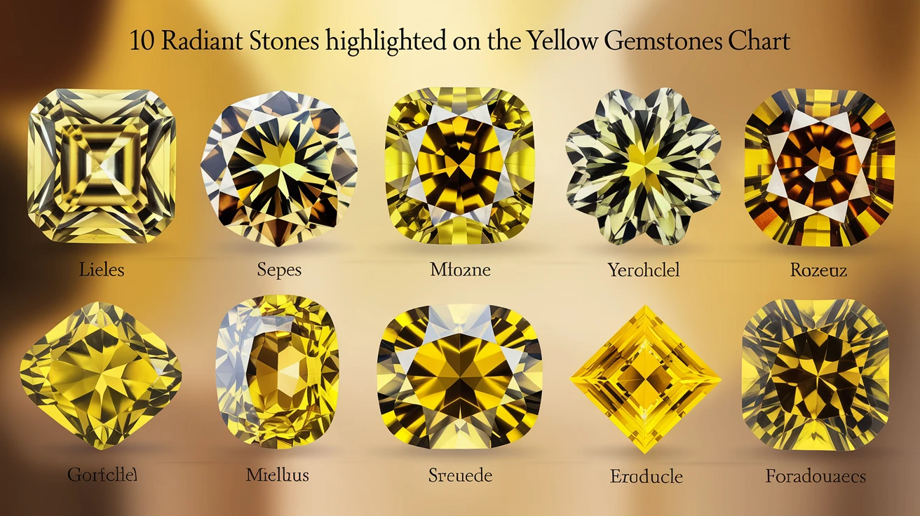 10 Radiant Stones Highlighted on the Yellow Gemstones Chart