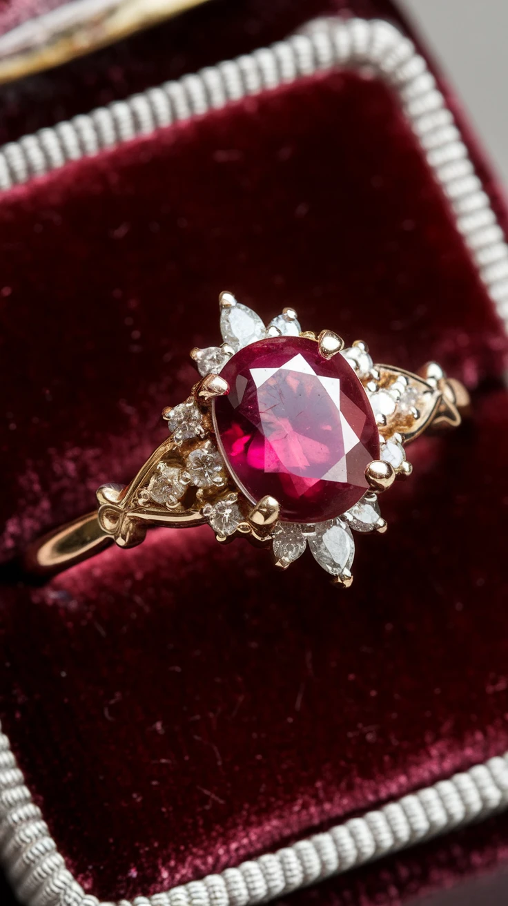 3. Ruby Rings: Passionate Love Set in Stone