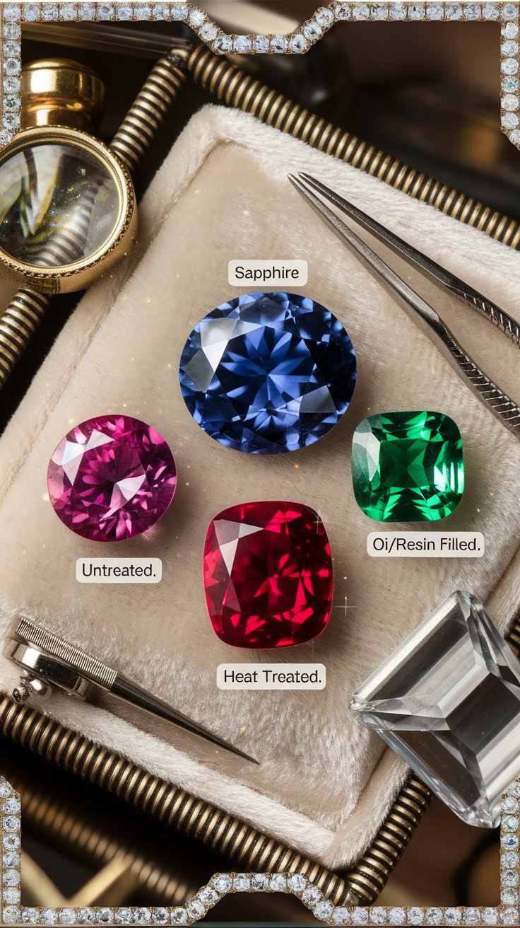 4. Evaluating Treatment Status in Precious Gemstone Jewelry