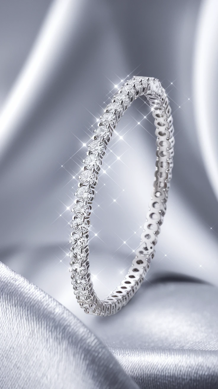 4. The Diamond Rivière Bracelet: A River of Brilliance