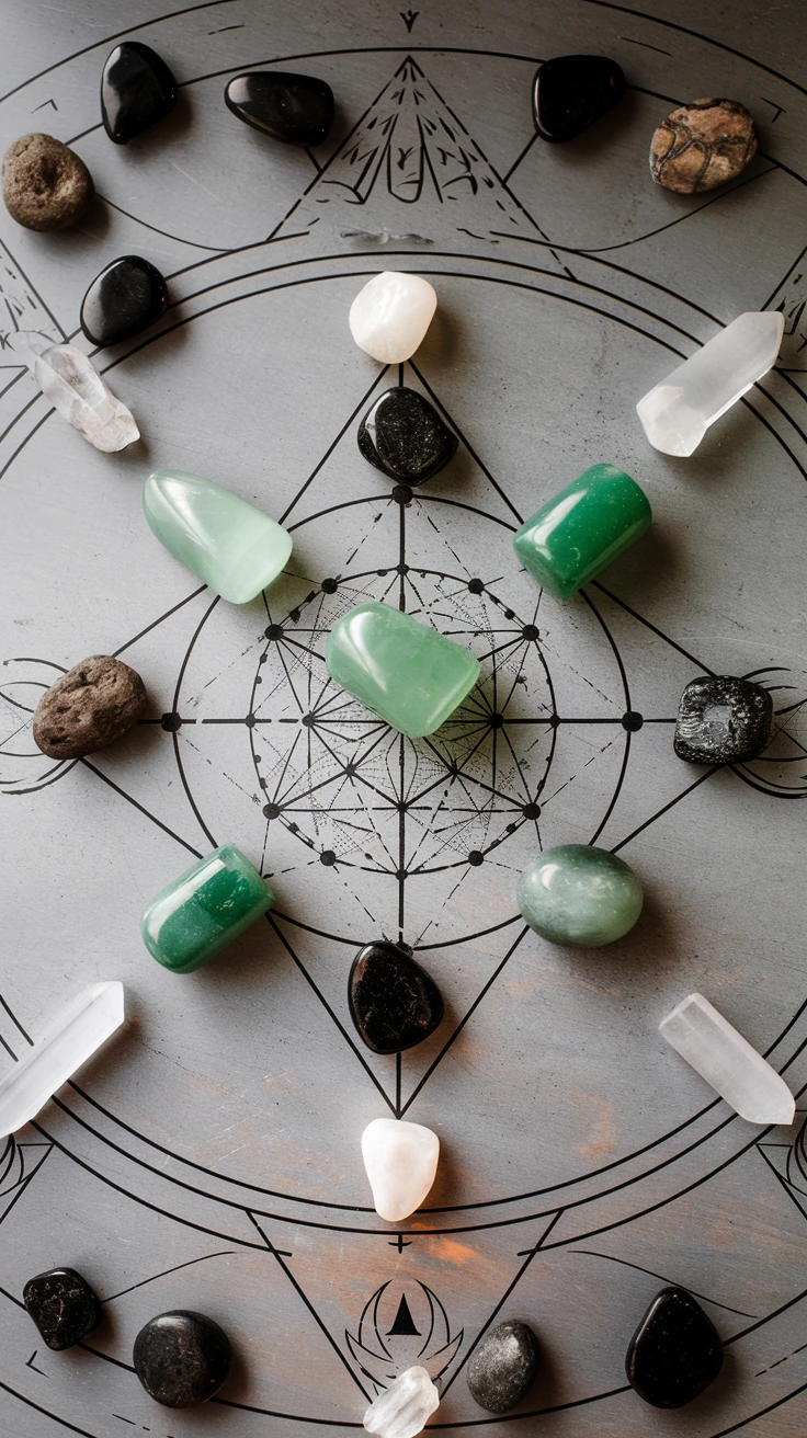 5. Improper Crystal Placement