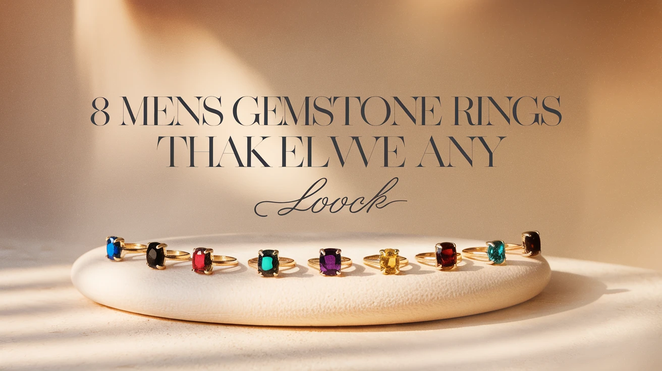 8 Mens Gemstone Rings That Elevate Any Look