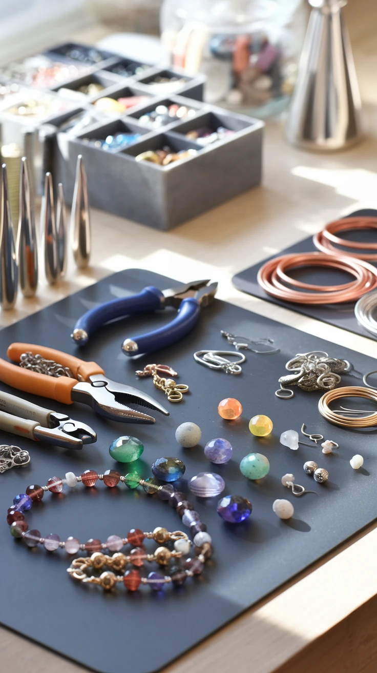 Essential Tools and Materials for Gemstone Jewelry Making