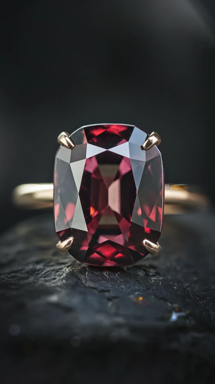 Striking Garnet Panache