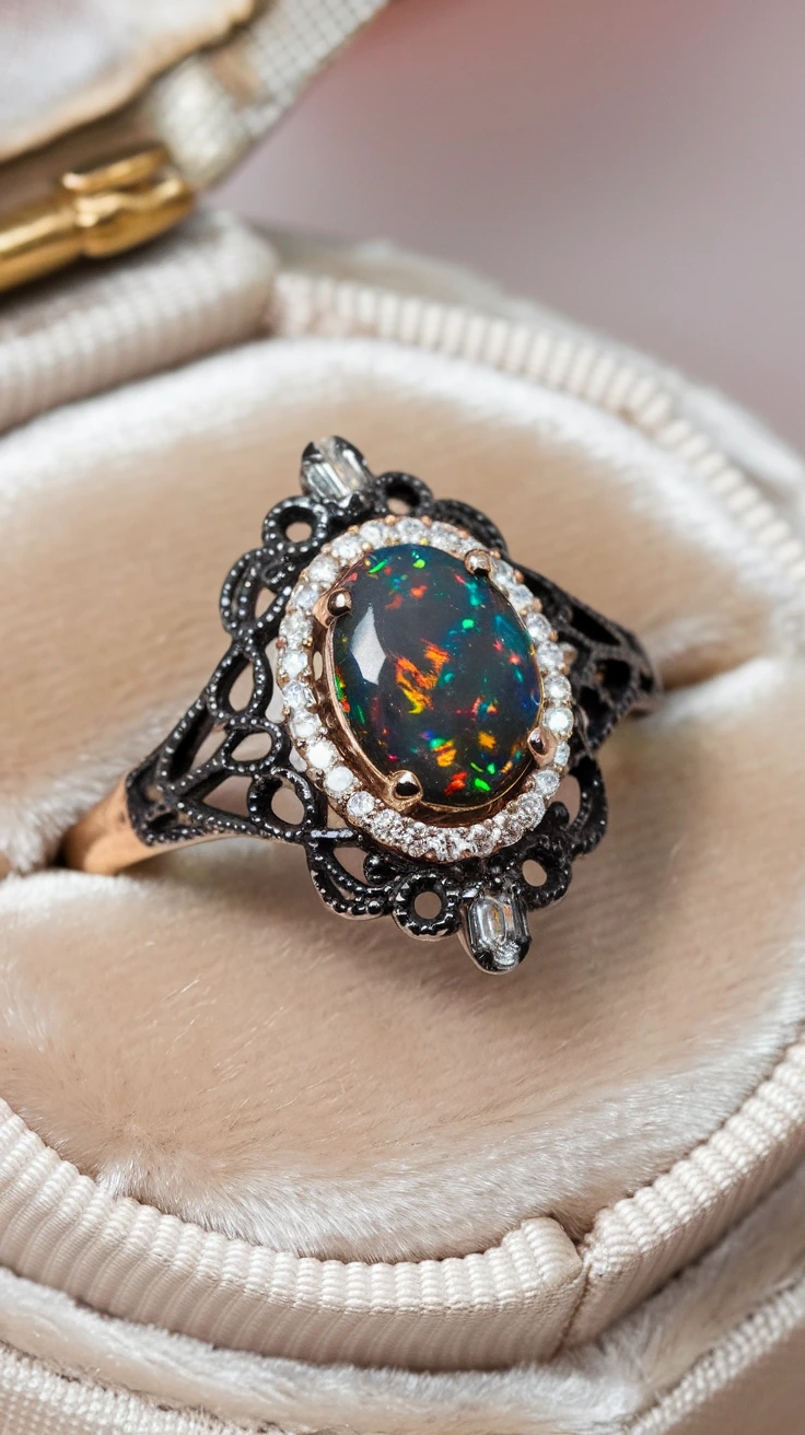 1. Opal Rings