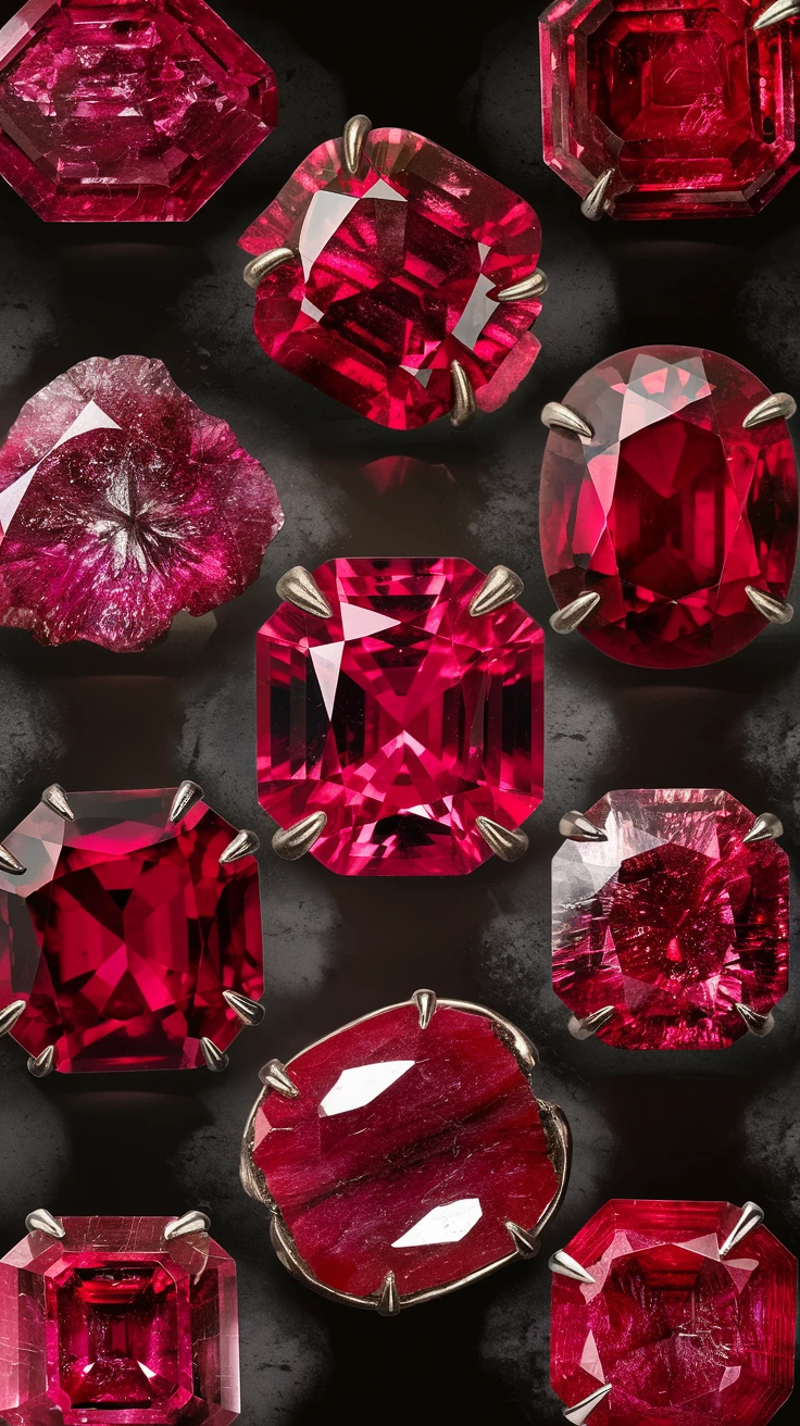 2. Raw Ruby Jewelry: Passionate Investment in Red