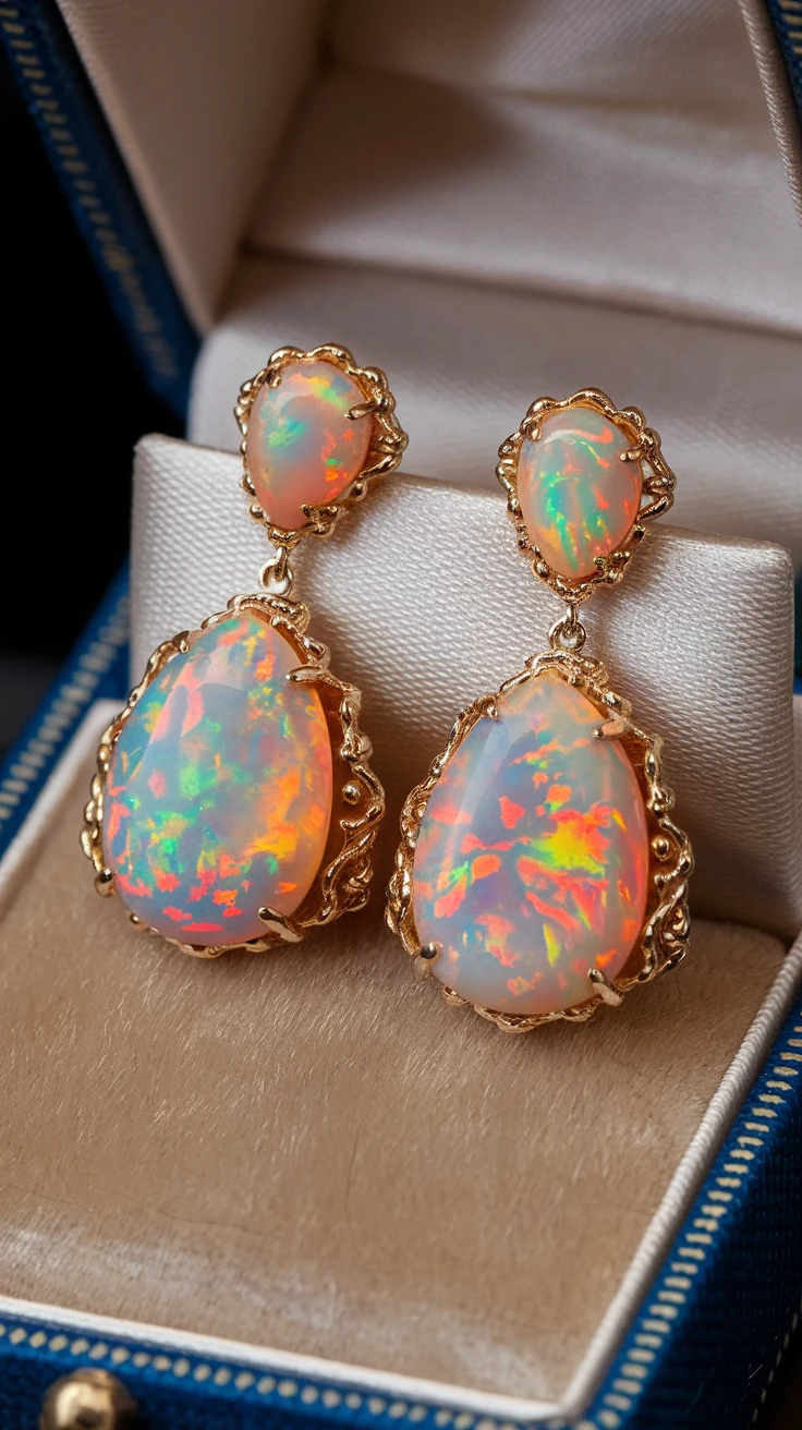 3. Opal Earrings
