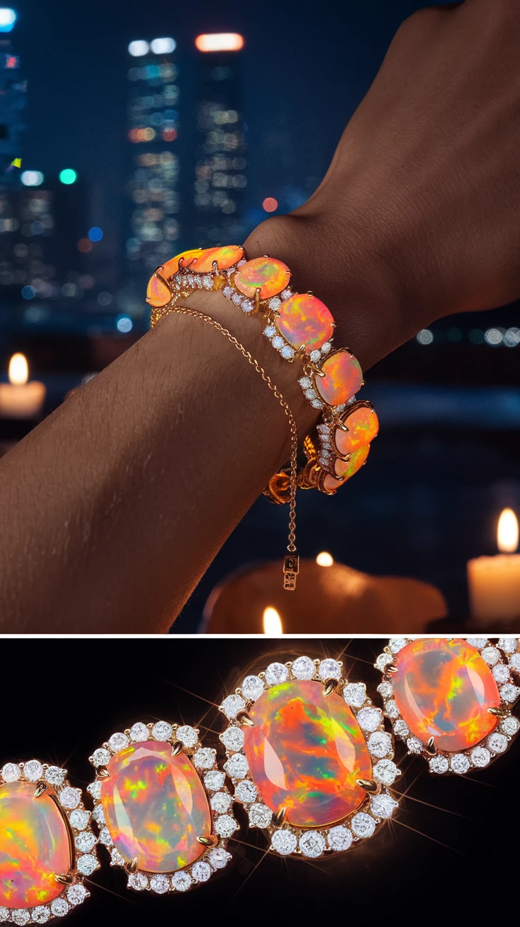 4. Bracelets: A Touch of Fiery Glamour