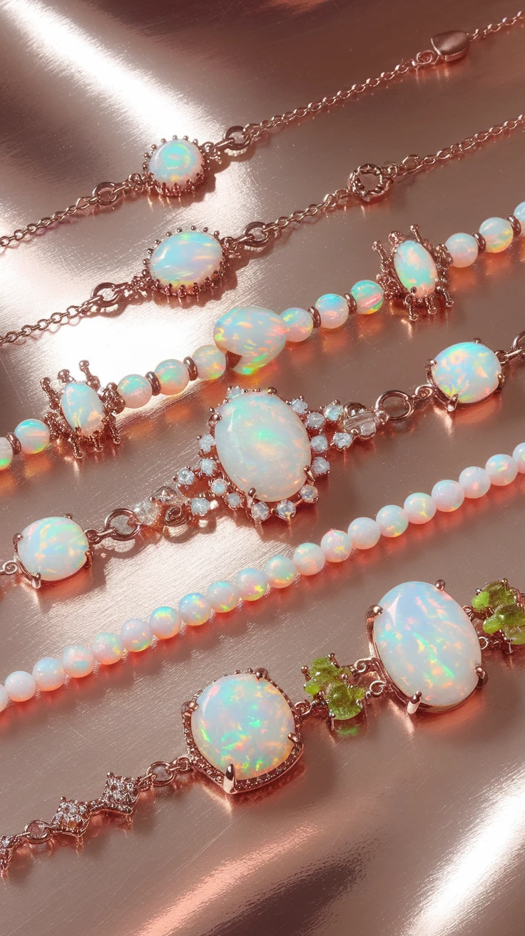 4. Charming Opal Bracelets