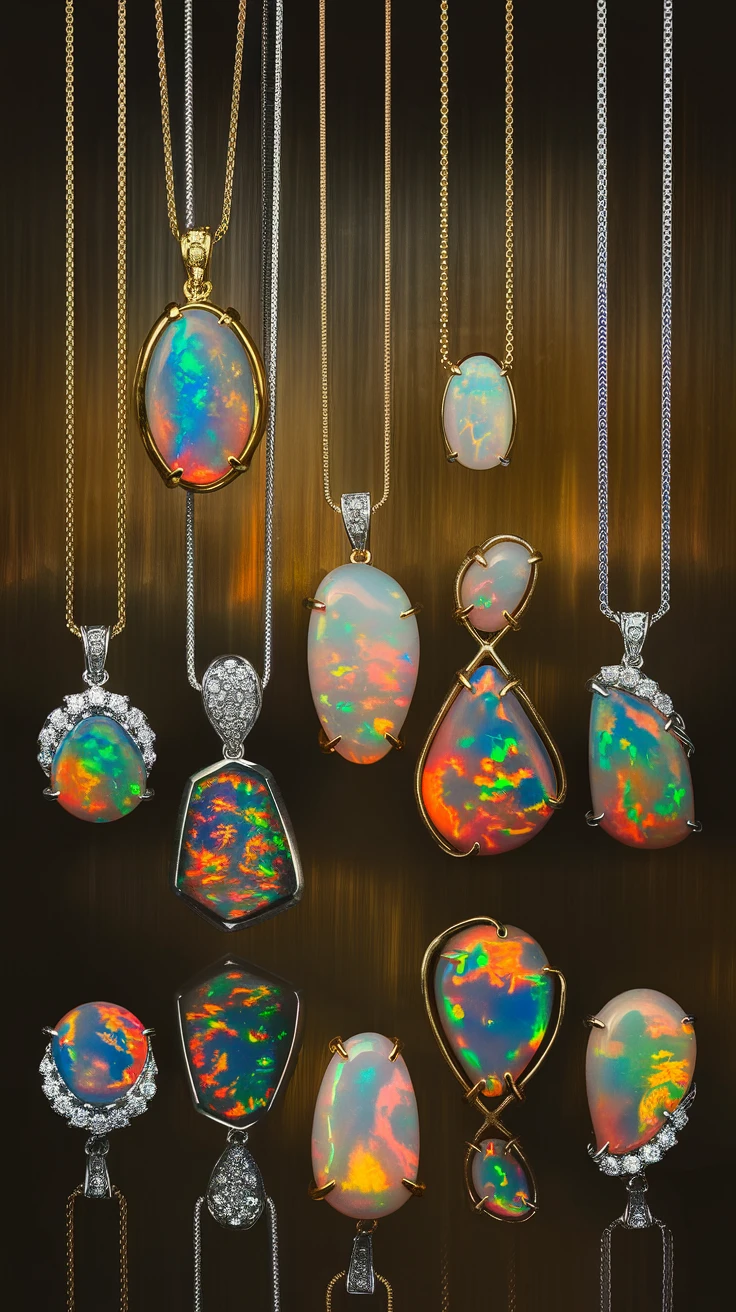 5. Opal Pendants