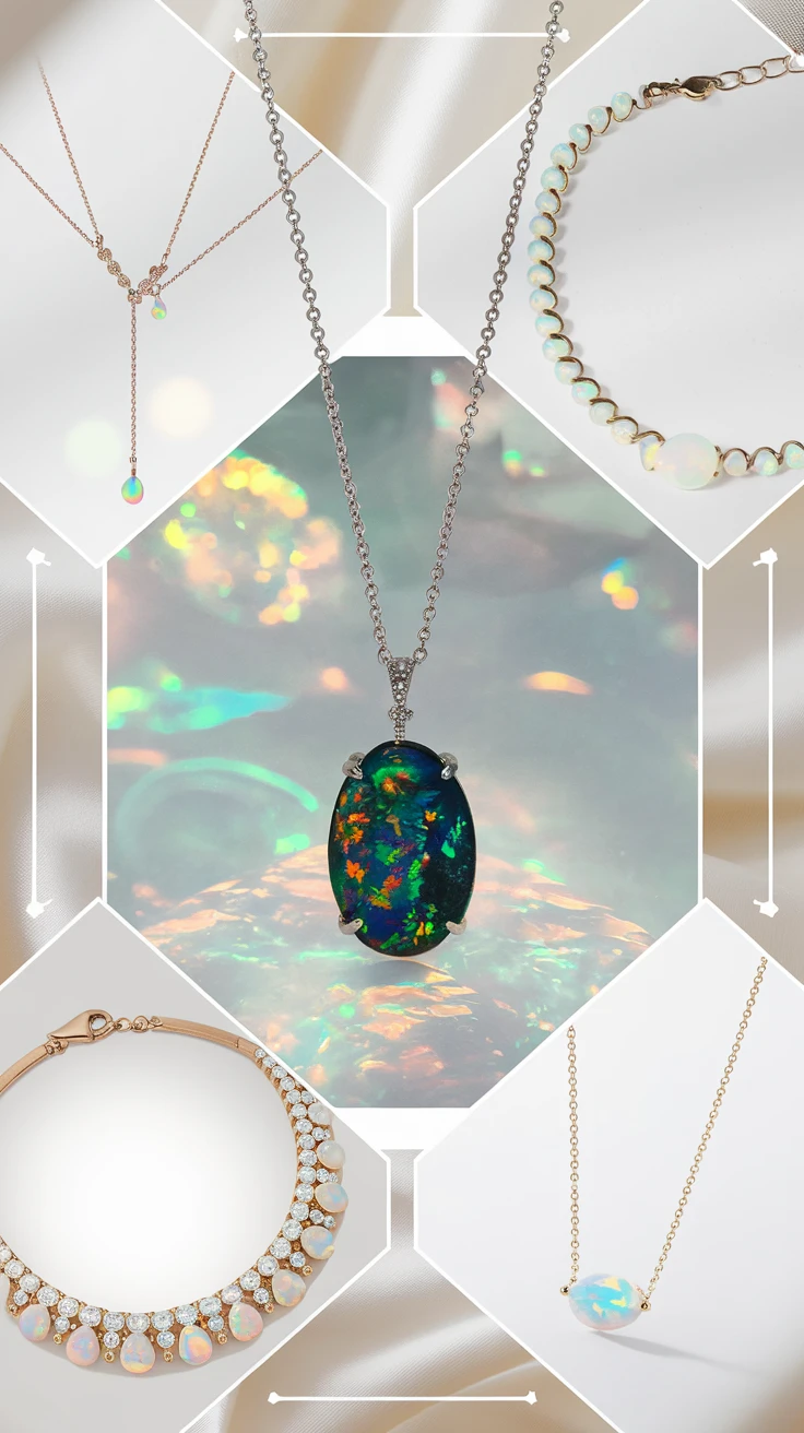 5. Unique Opal Necklaces