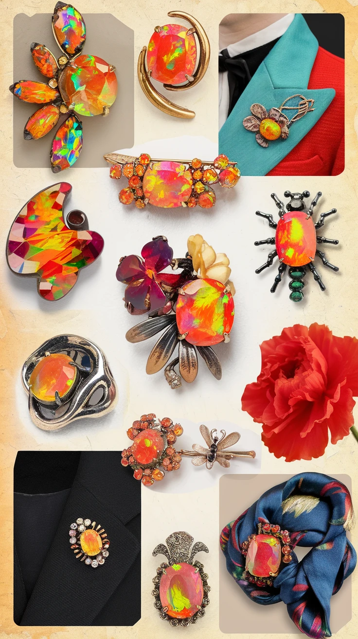 6. Brooches and Pins: Vintage Charm with a Twist
