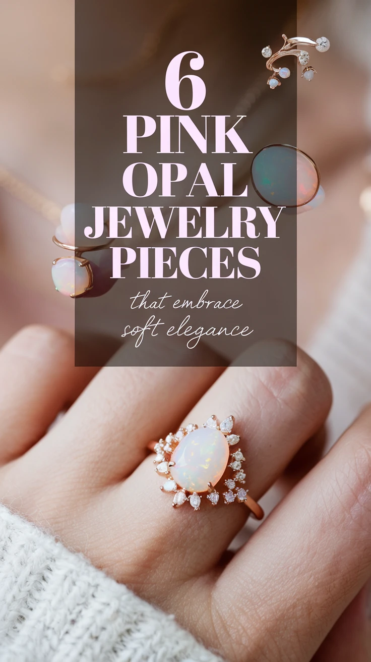 6 Pink Opal Jewelry Pieces That Embrace Soft Elegance