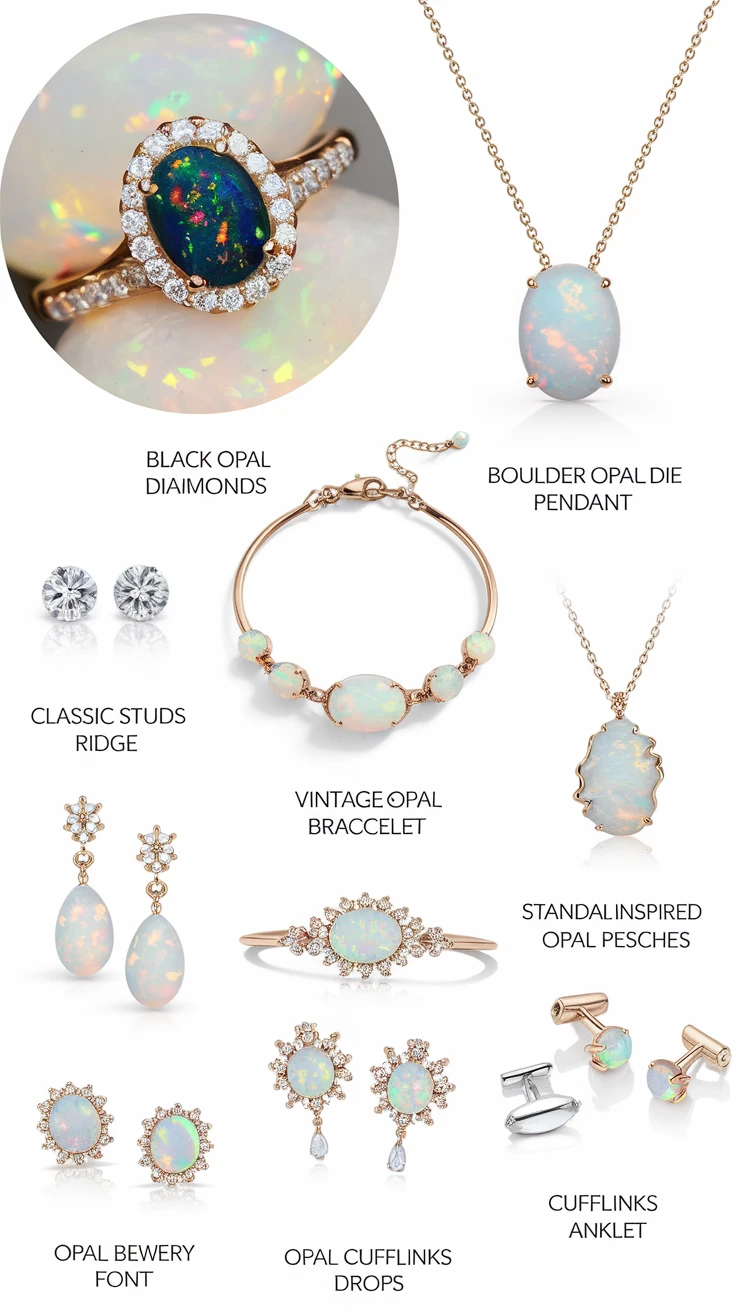 8 Must-Have Australian Opal Jewelry Pieces