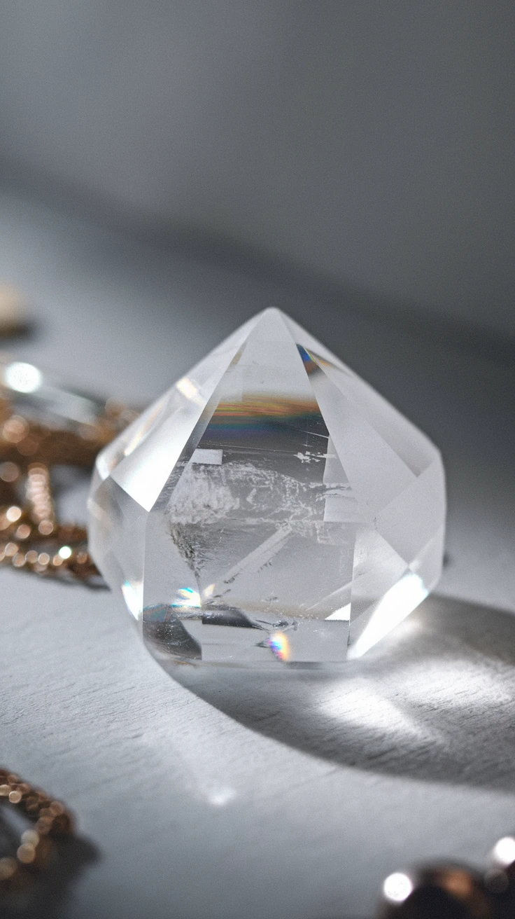 8. Rock Crystal: Pure Transparency