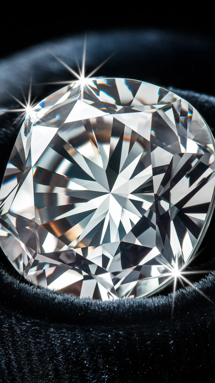 9. White Zircon: The Brilliant Deceiver